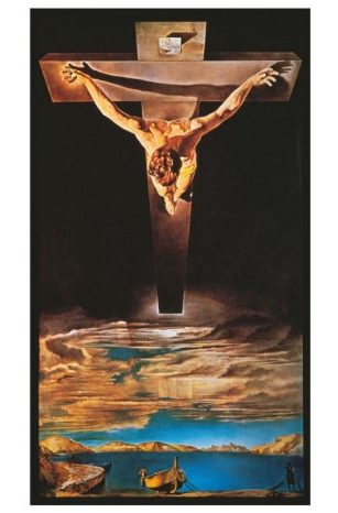 Dali, Christ of St John of the Cross, 1951, Glasgow Art Gallery