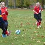 Women playing football