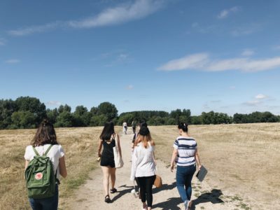 Exeter College Summer Programme Students in Port Meadow